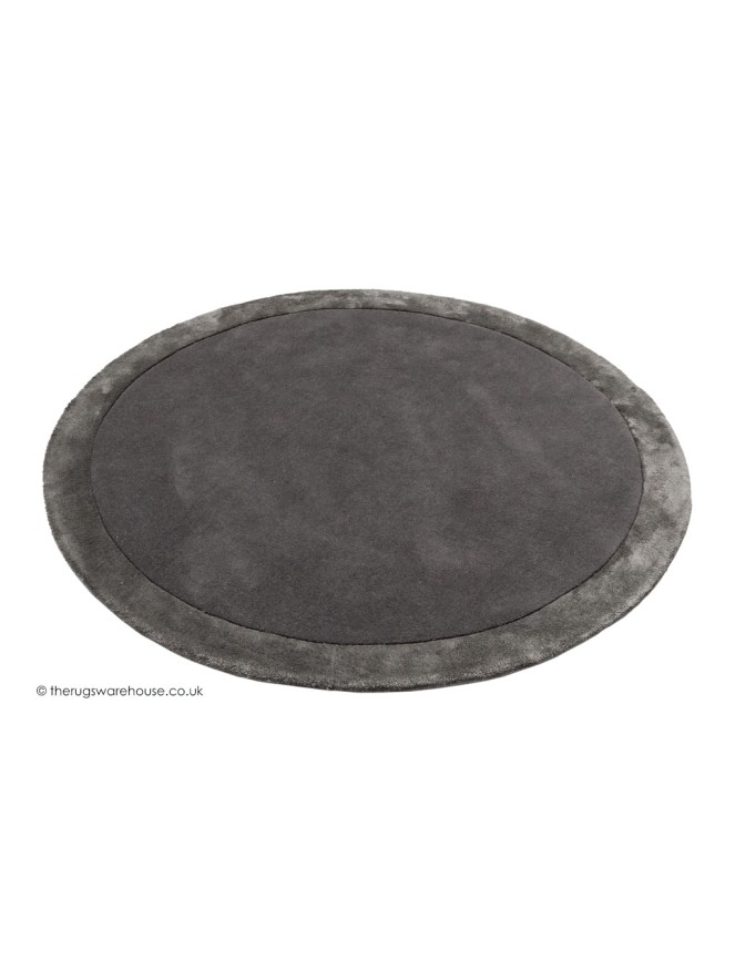 Bogota Grey Circle Rug - 7