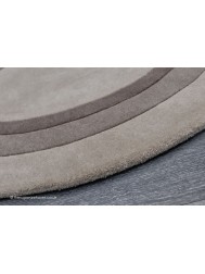 Bratislava Taupe Circle Rug - Thumbnail - 3