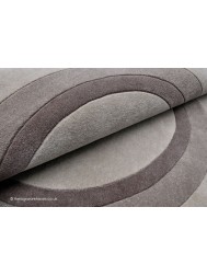 Bratislava Taupe Circle Rug - Thumbnail - 4