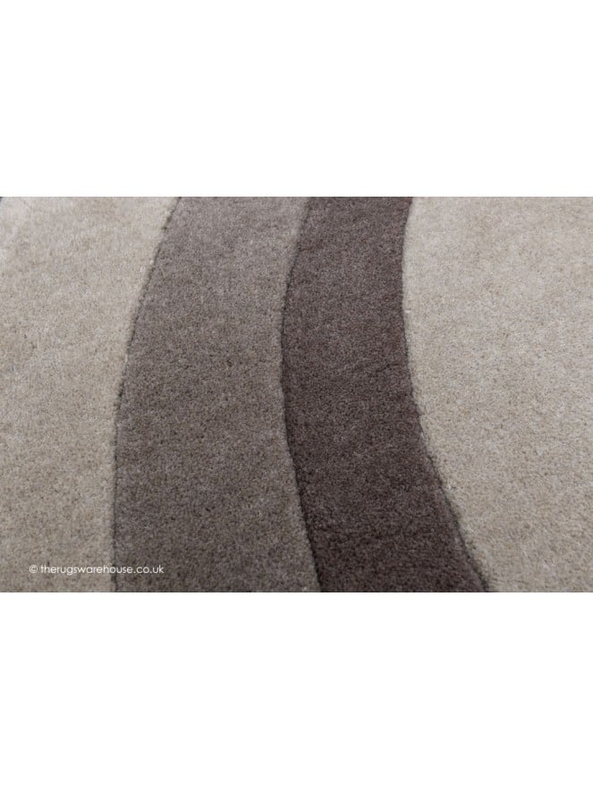 Bratislava Taupe Circle Rug - 5