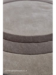 Bratislava Taupe Circle Rug - Thumbnail - 6