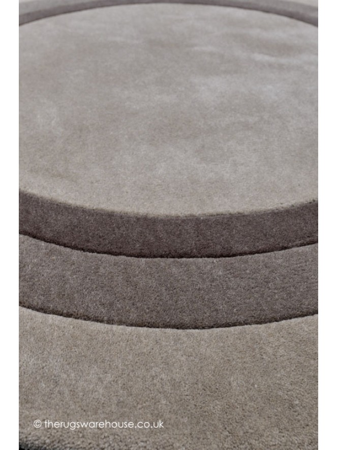 Bratislava Taupe Circle Rug - 6