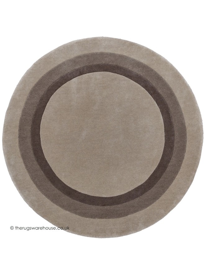 Bratislava Taupe Circle Rug - 8