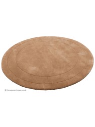 Dhaka Sand Circle Rug - Thumbnail - 7