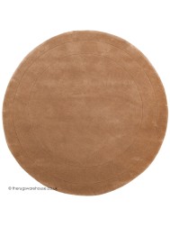 Dhaka Sand Circle Rug - Thumbnail - 8