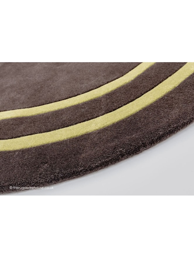 Hanoi Brown Circle Rug - 3