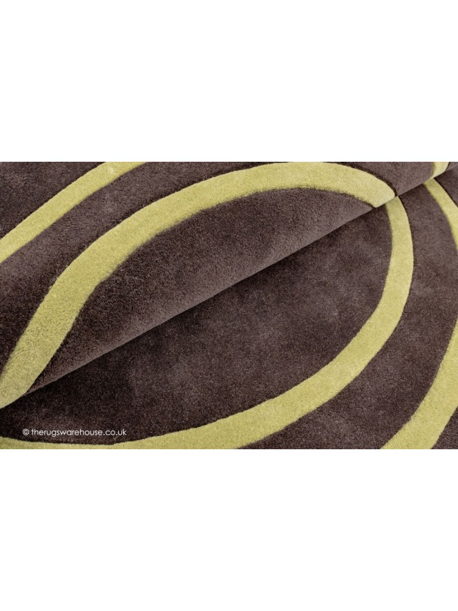 Hanoi Brown Circle Rug - 4