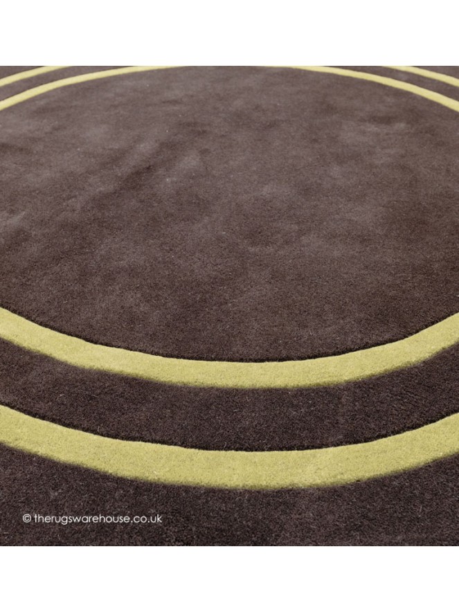 Hanoi Brown Circle Rug - 5