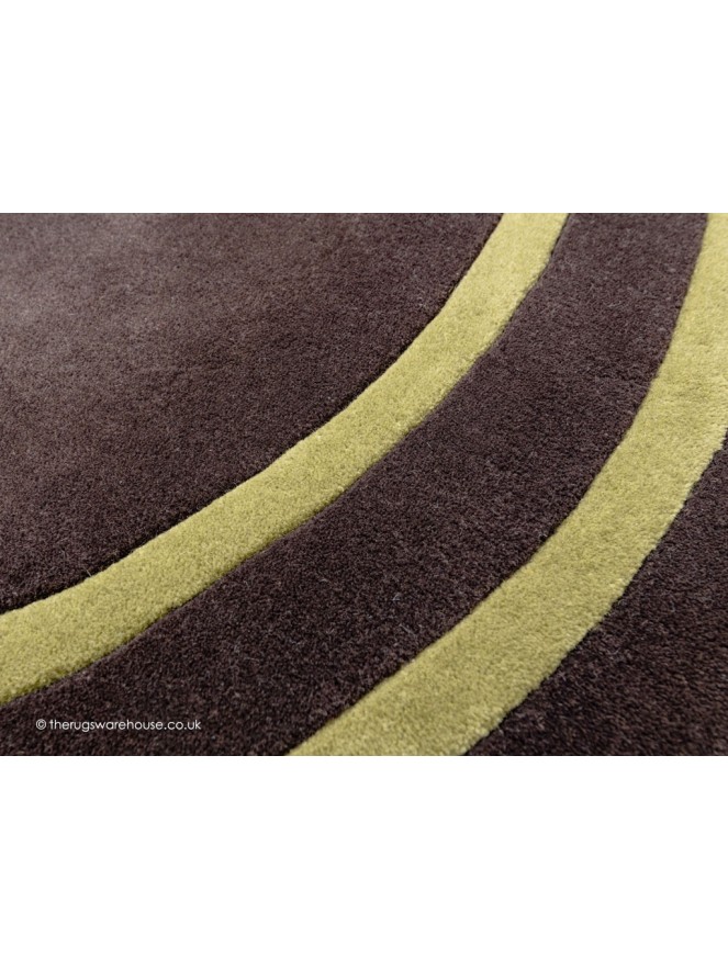 Hanoi Brown Circle Rug - 6