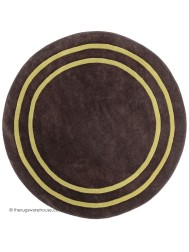 Hanoi Brown Circle Rug - Thumbnail - 8