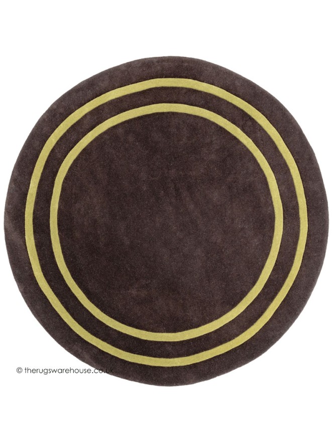 Hanoi Brown Circle Rug - 8