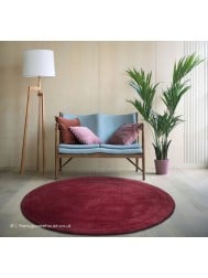 Monza Mulberry Circle Rug - Thumbnail - 2