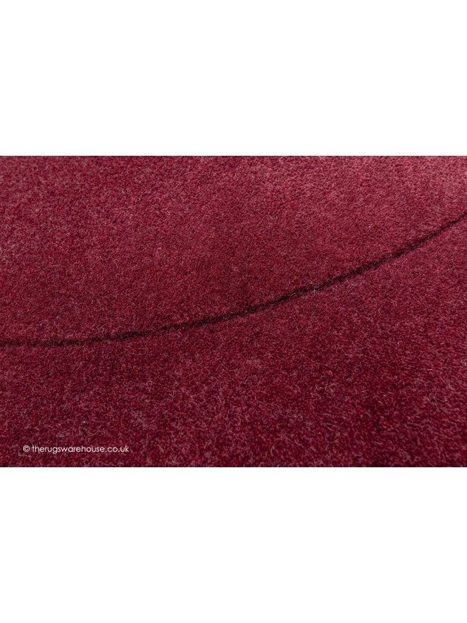 Monza Mulberry Circle Rug - 6