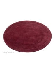 Monza Mulberry Circle Rug - Thumbnail - 7