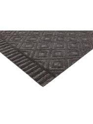 Salta Charcoal Diamond Rug - Thumbnail - 3