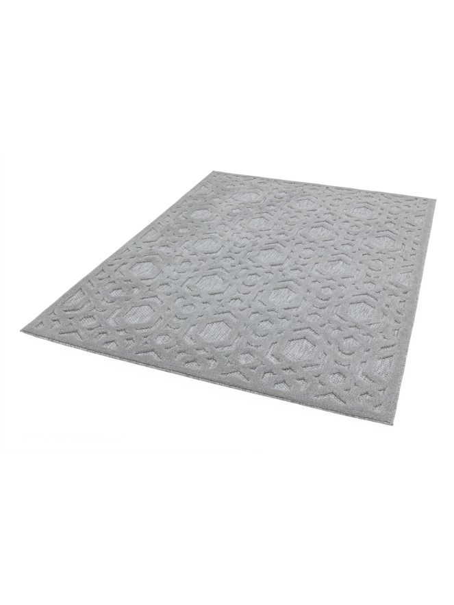 Salta Silver Geometric Rug - 6