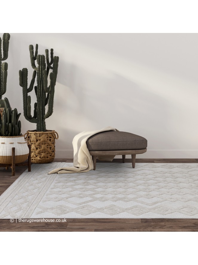 Salta White Links Rug - 2