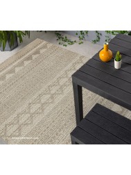 Varanda Beige Diamond Rug - Thumbnail - 2