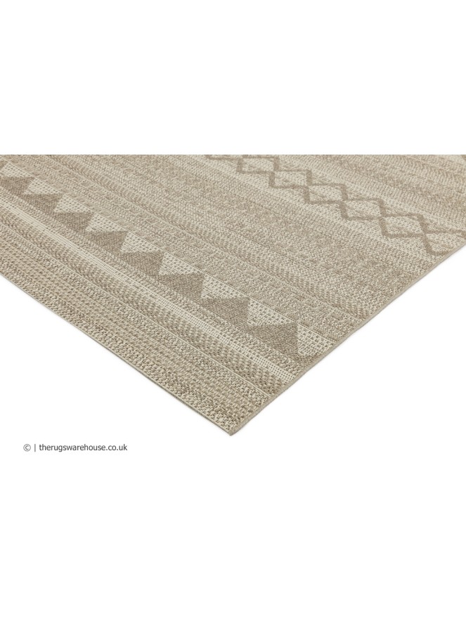 Varanda Beige Diamond Rug - 4