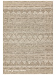 Varanda Beige Diamond Rug - Thumbnail - 7