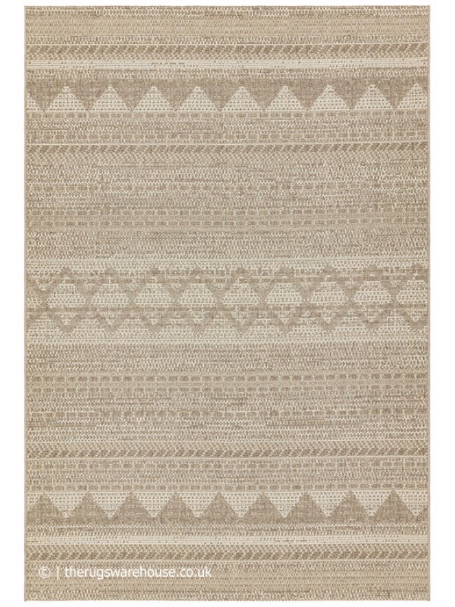 Varanda Beige Diamond Rug - 7