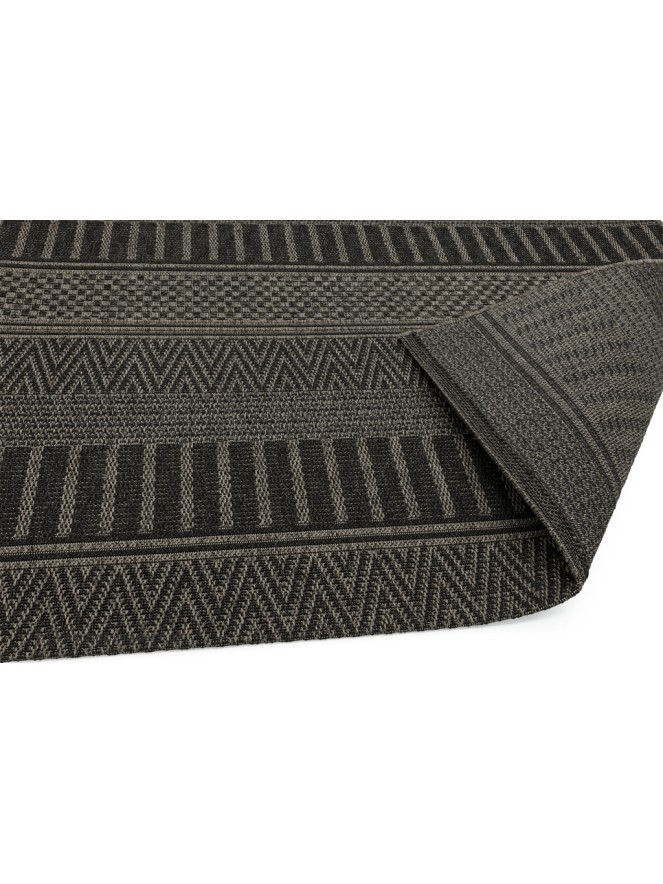 Varanda Black Stripe Rug - 3