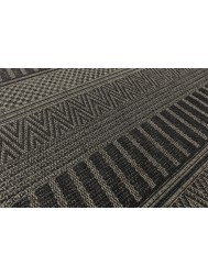 Varanda Black Stripe Rug - Thumbnail - 5