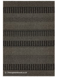 Varanda Black Stripe Rug - Thumbnail - 7