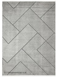 Jazz Grey Black Rug - Thumbnail - 7