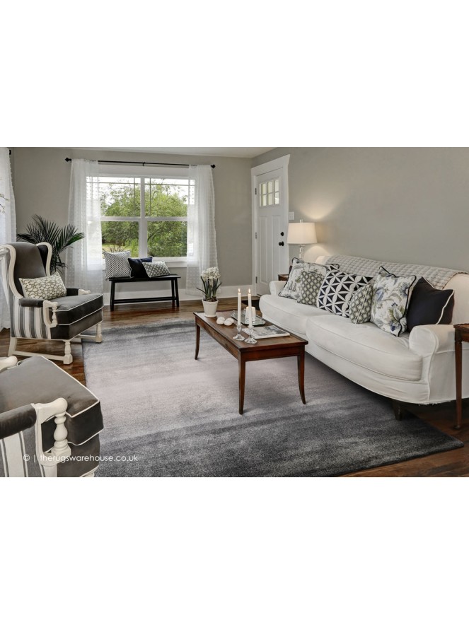 Gradient Mirror Grey Rug - 2