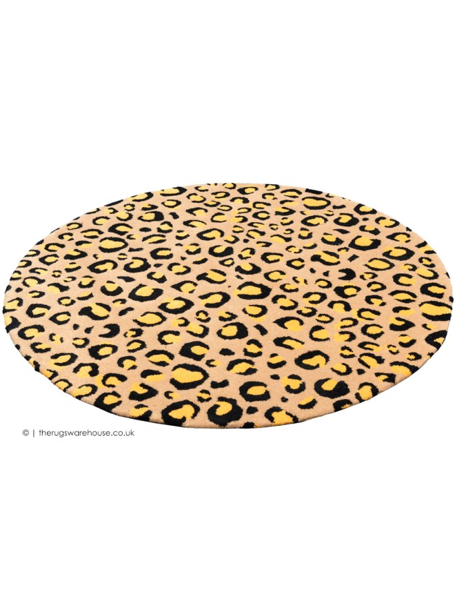 Leopard Leo Circle Rug - 8