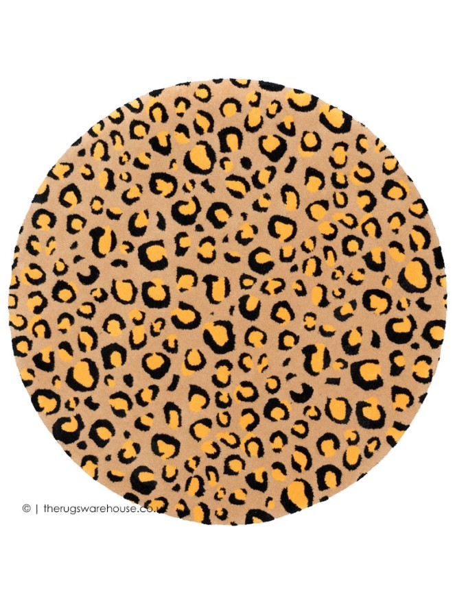 Leopard Leo Circle Rug - 9