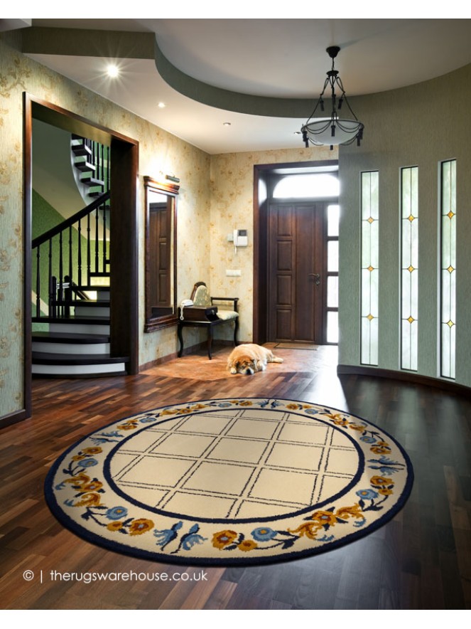 Classic Villa Circle Rug - 2