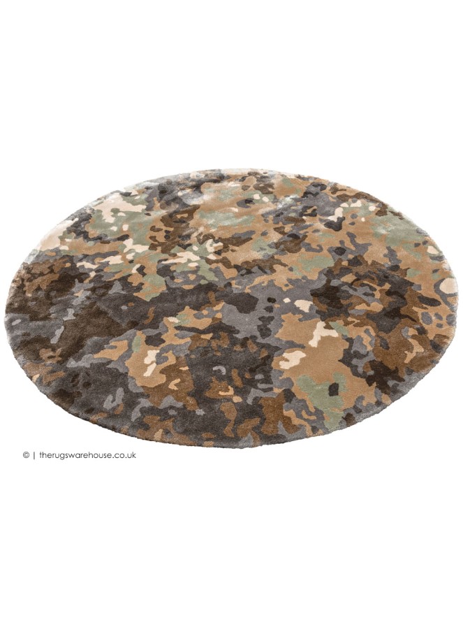 Carbon Circle Rug - 7