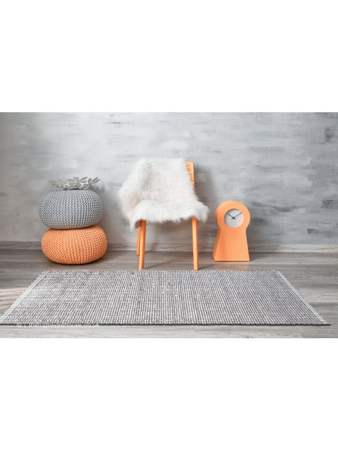 Durban Cream Grey Rug - 2