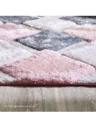 Geo Dimensions Blush Rug - Thumbnail - 3