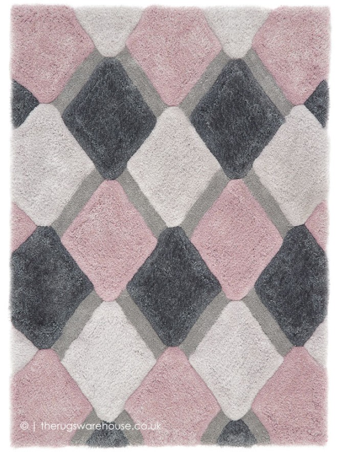 Geo Dimensions Blush Rug - 5