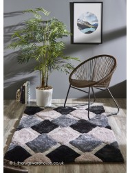 Geo Dimensions Grey Rug - Thumbnail - 2