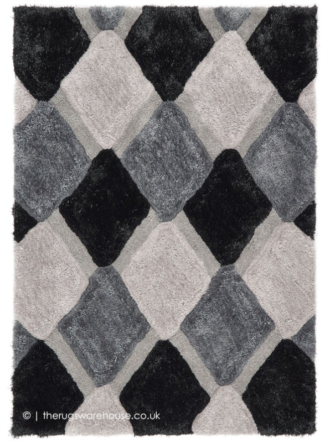 Geo Dimensions Grey Rug - 5