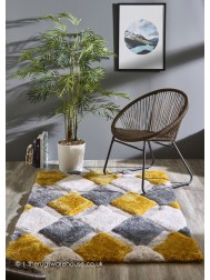 Geo Dimensions Ochre Rug - Thumbnail - 2