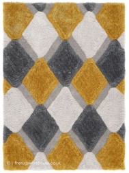 Geo Dimensions Ochre Rug - Thumbnail - 5