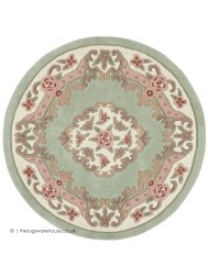 Shensi Green Circle Rug - Thumbnail - 5