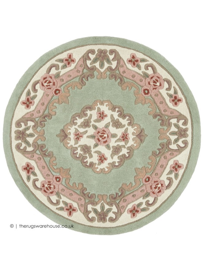 Shensi Green Circle Rug - 5