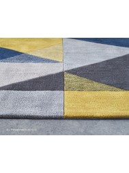 Trio Blue Ochre Rug - Thumbnail - 4