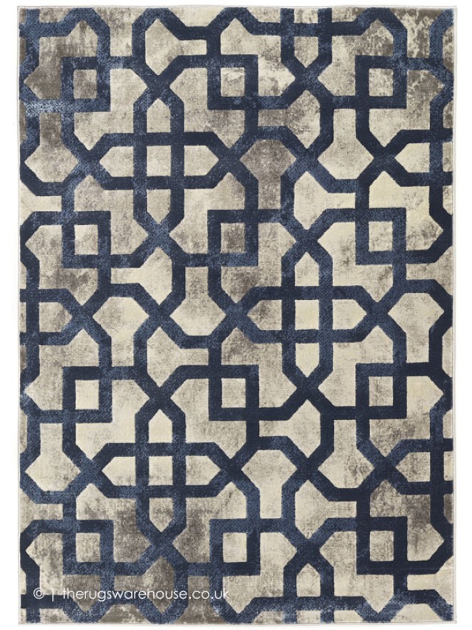 Avanti Blue Grey Rug - 5