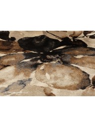Watercolour Floral Beige Rug - Thumbnail - 4