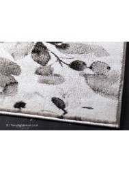 Watercolour Floral Grey Rug - Thumbnail - 3