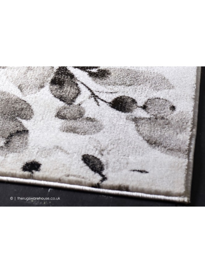 Watercolour Floral Grey Rug - 3