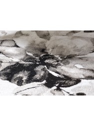 Watercolour Floral Grey Rug - Thumbnail - 4