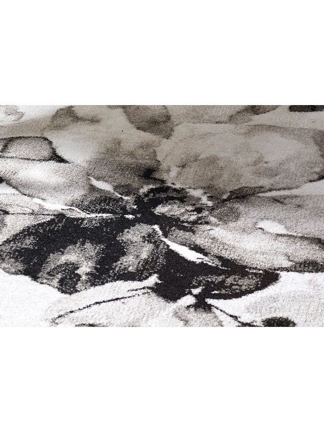 Watercolour Floral Grey Rug - 4